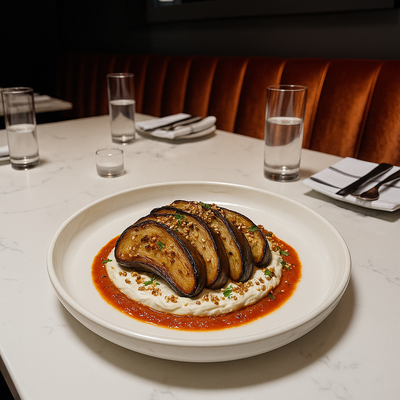 Wood-Fire Roasted Eggplant